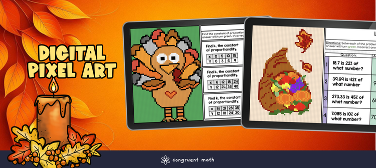 Thanksgiving Google Sheets Pixel Art