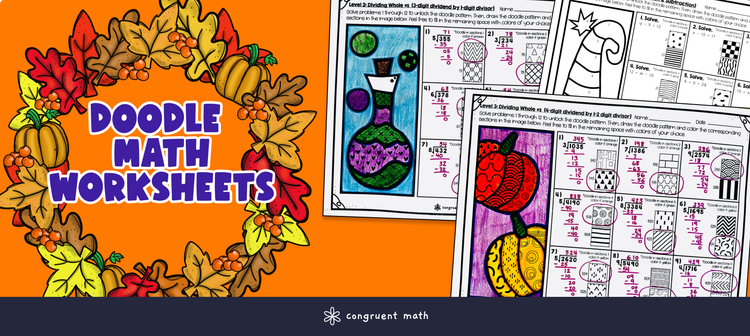 Thanksgiving Doodle Math Image