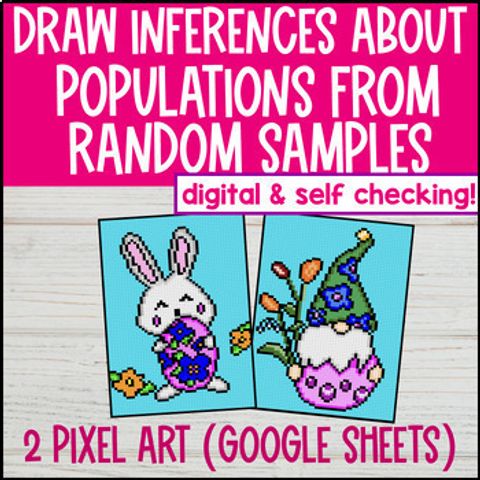 Thumbnail for [Spring] Population Inferences Digital Pixel Art | Random Samples | Statistics