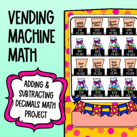 Thumbnail for Add & Subtract Decimals Real-Life Math Project | Decimal Addition Subtraction