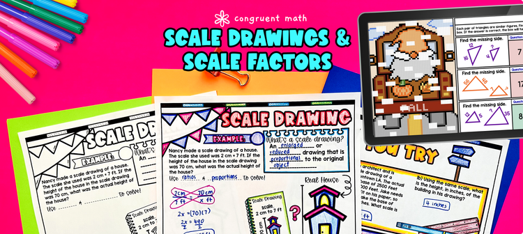 Scale Drawings Print & Digital Activities Bundle