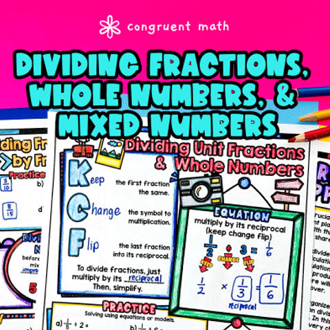 Thumbnail for Dividing Unit Fractions, Fractions, and Whole Numbers Lesson Plan