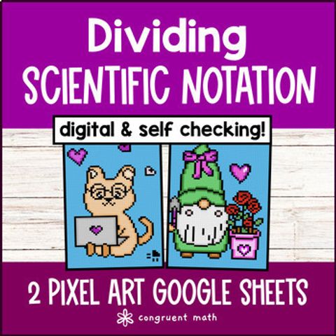 Thumbnail for Dividing Scientific Notation Pixel Art