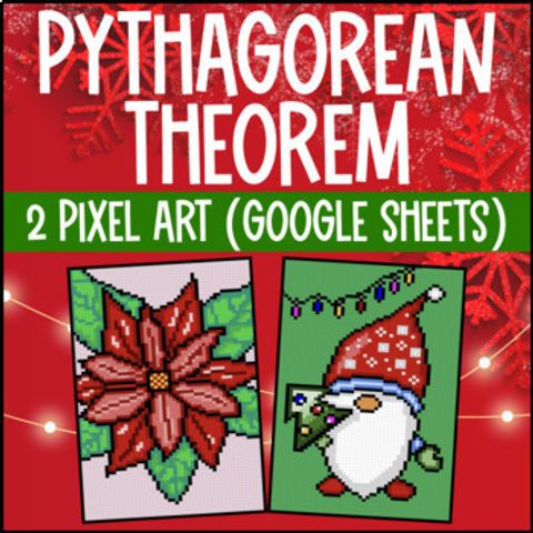 Thumbnail for [Winter] Pythagorean Theorem Pixel Art | Triangle Hypotenuse & Leg