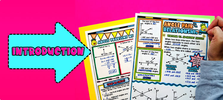 Angle Pair Relationships Guided Notes Introduction