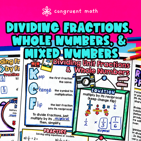 Thumbnail for Dividing Fractions, Whole Numbers, and Mixed Numbers