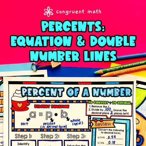 Thumbnail for Percent Equations & Double Number Lines