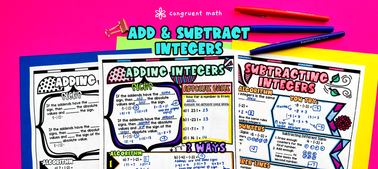 Adding and Subtracting Integers