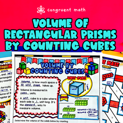 Thumbnail for Volume by Counting Unit Cubes & Edge Lengths