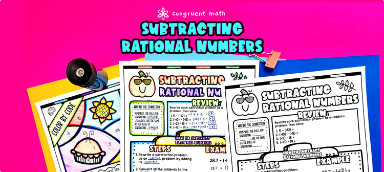 Subtracting Rational Numbers