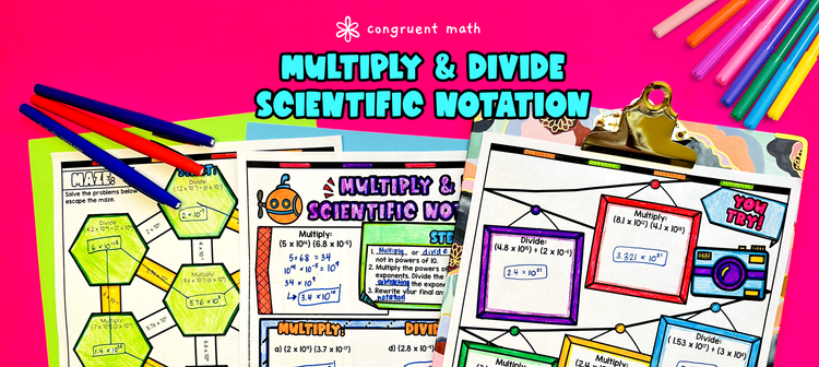 Multiplying and Dividing Scientific Notation