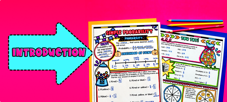 Probability of Simple Events Guided Notes Introduction