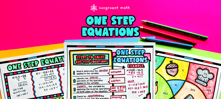 One Step Equations