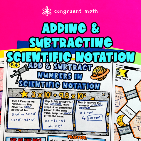 Thumbnail for Adding and Subtracting Scientific Notation