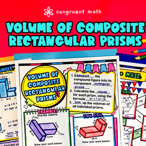 Thumbnail for Volume of Composite Rectangular Prisms Composite Figures