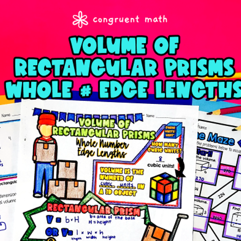 Thumbnail for Volume of Right Rectangular Prisms (Whole Number Edge Lengths)