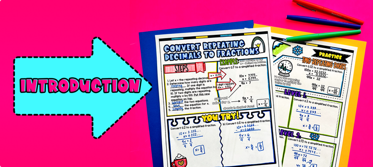 Lesson intro repeating decimals to fractions