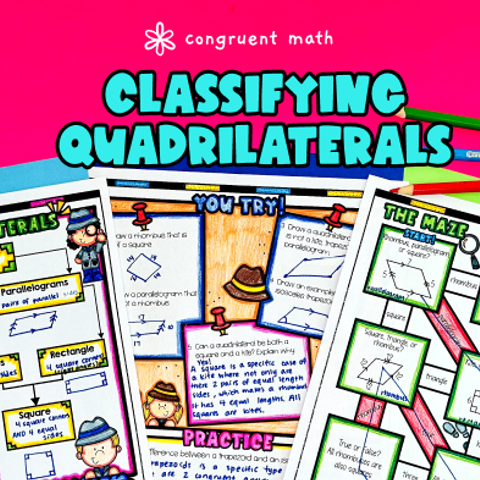 Thumbnail for Classify Quadrilaterals Trapezoids, Parallelograms, Rhombus, Rectangles, Squares