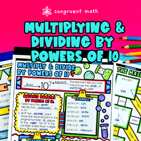 Thumbnail for Multiplying & Dividing by Powers of 10