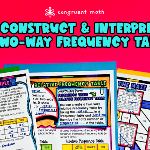 Thumbnail for Construct & Interpret Two Way Tables