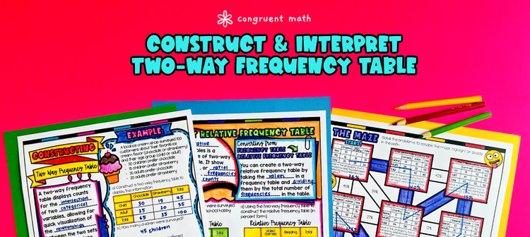 Construct & Interpret Two Way Tables