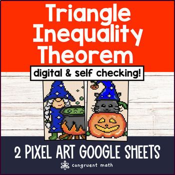 Thumbnail for [Free] Triangle Inequality Theorem Pixel Art | Thanksgiving Math Fall | Digital