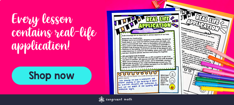 Shop Now! Every lesson contains real-life application.