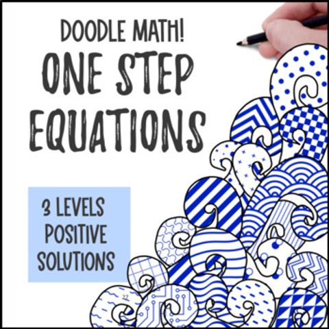 Thumbnail for One Step Equations | Doodle Math: Twist on Color by Number