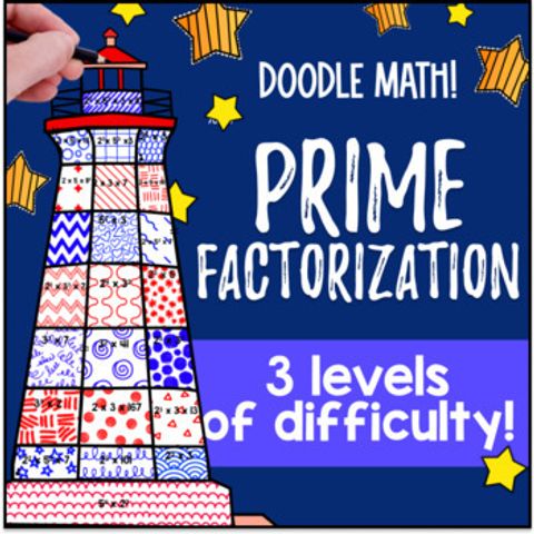 Thumbnail for Prime Factorization | Doodle Math: Twist on Color by Number