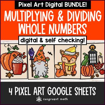 Thumbnail for Thanksgiving Math | Multiplying and Dividing Multi-Digit Whole Numbers Pixel Art