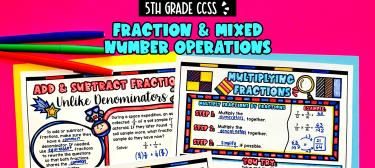 Fraction & Mixed Number Operations