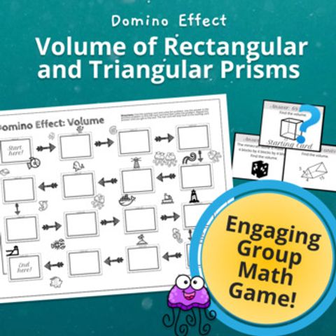 Thumbnail for Volume of Rectangular and Triangular Prisms Activity